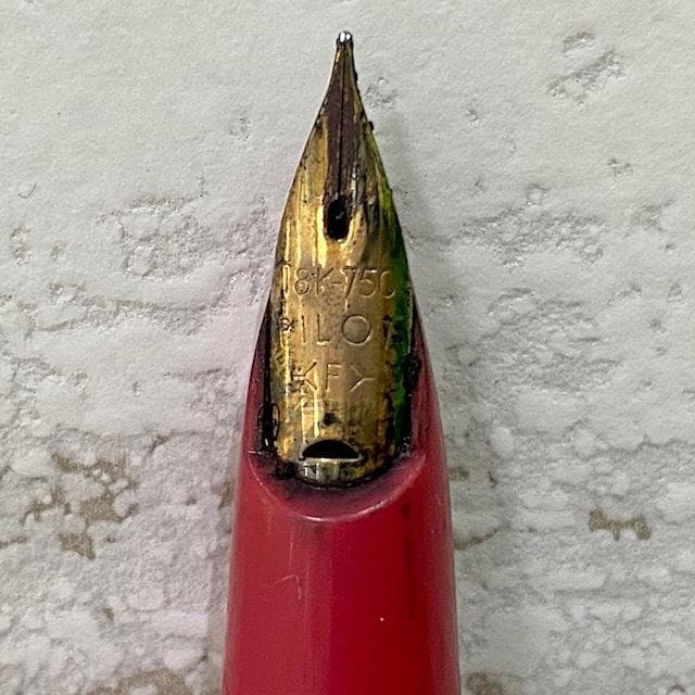 PILOT パイロット 万年筆 ペン先 18K-750 刻印 筆記具 筆記未確認