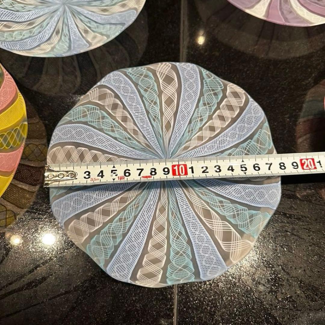 藤田喬平 手吹ヴェニス 皿