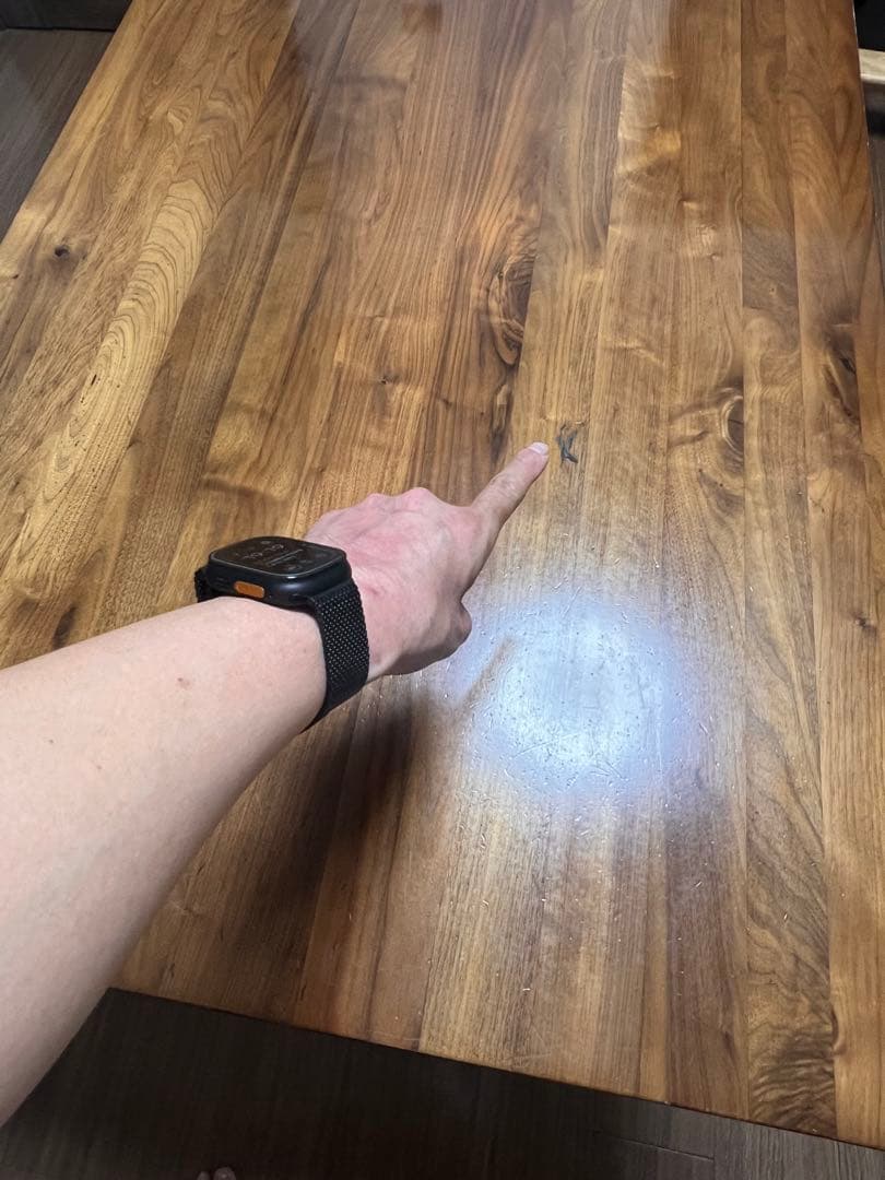 木製ダイニングテーブル