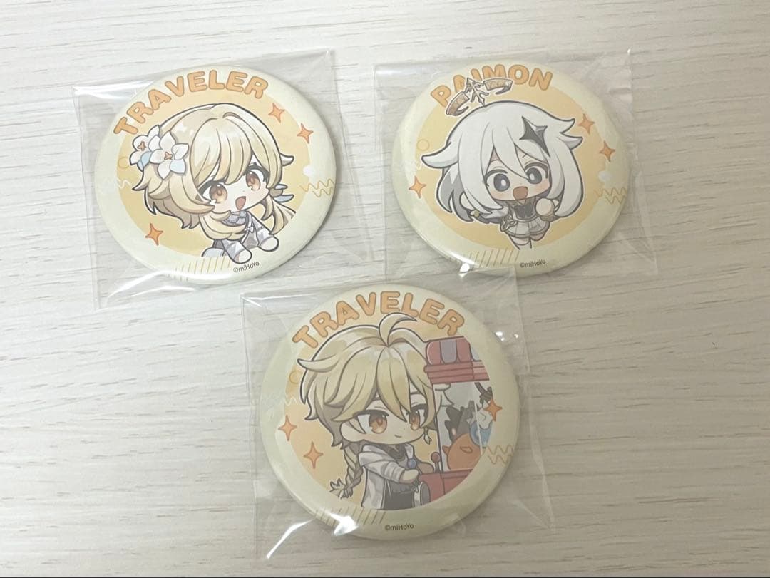 原神HoYoFEST2021 缶バッジ 蛍 空 パイモン - メルカリ