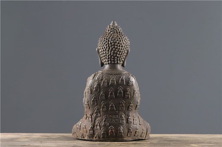 鉄像 鉄仏 釈迦千衣仏 堂に奉安します 鎮宅 辟邪 開運 風水 招財 置物