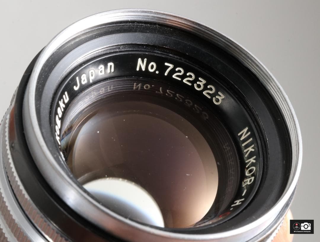 Nikkor H C 5cm F/2 黒帯ライカL39レンズ整備済