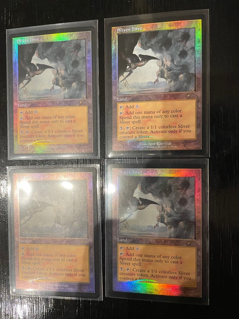 MTG スリヴァーの巣 Sliver Hive 英語 旧枠FOIL 4枚セット