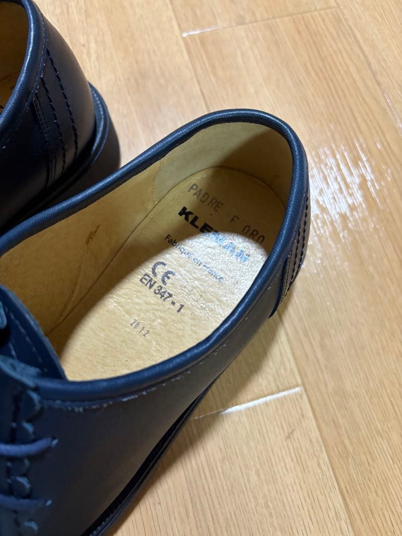 未使用　クレマン　パドレ　チロリアンシューズ　ダークネイビー　41
