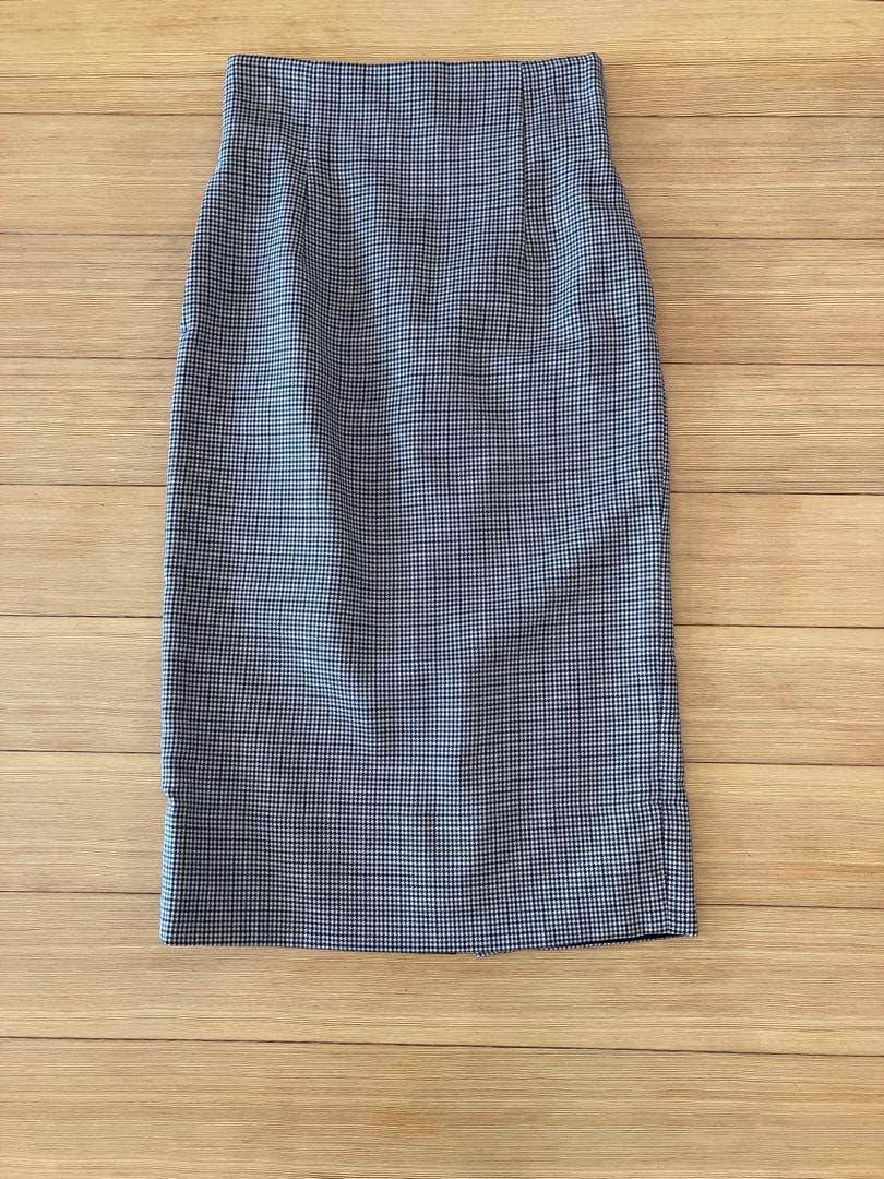 MADISONBLUE チェック柄　タイトスカート 00 XSマディソンブルー