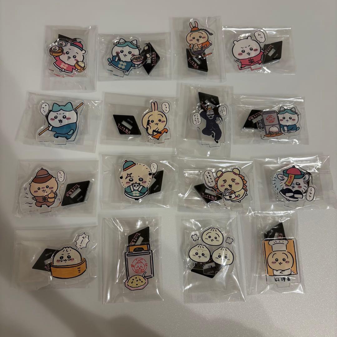 ちいかわ飯店 アクリルスタンド 全16種 コンプ ちいかわ飯店アクリル