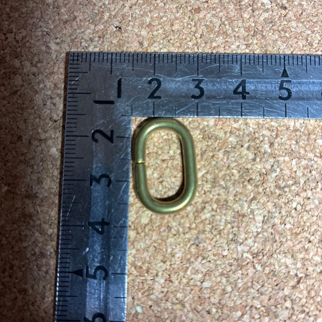 【茶芯ブラック】　クロムエクセル　ミドルトラッカーウォレット　真鍮