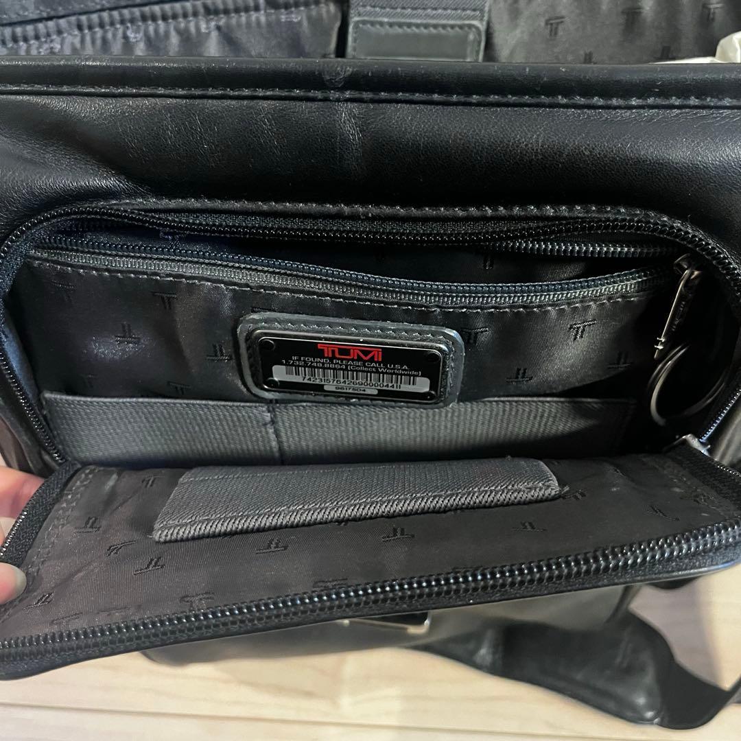 Tumi 希少　アメリカ購入　ビジネスバッグ　レザー