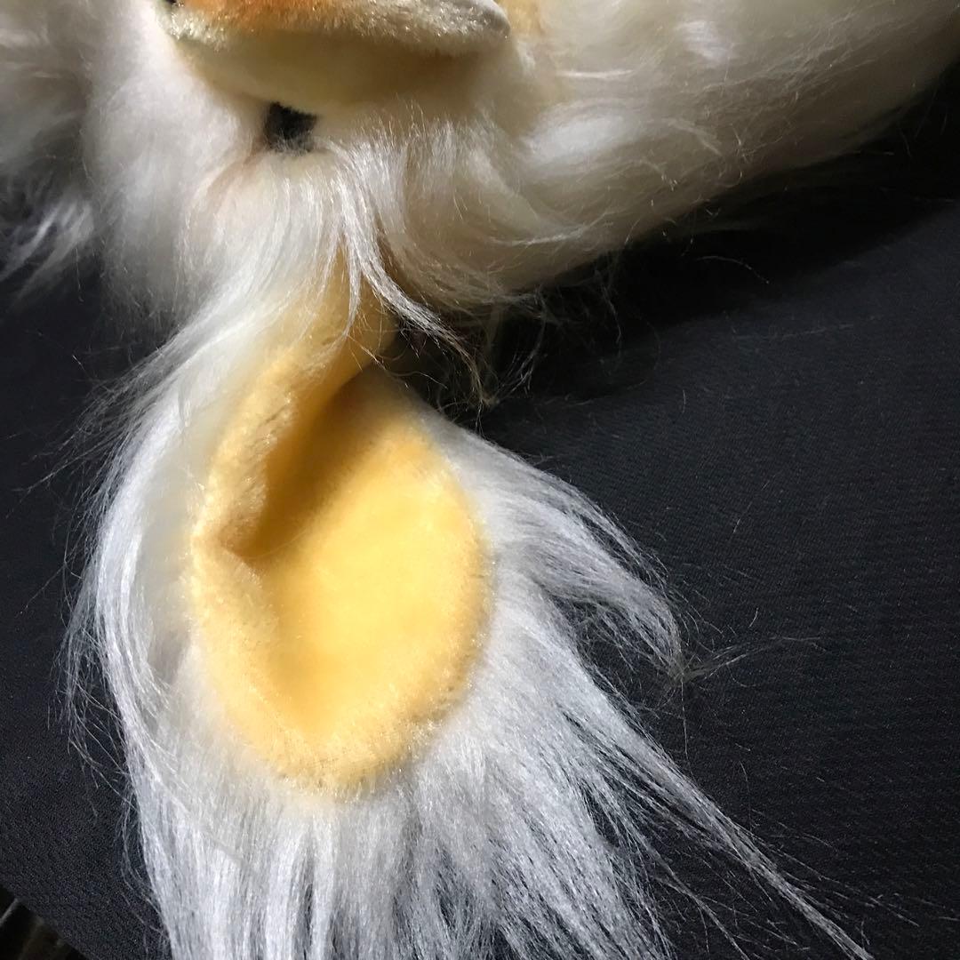 ぬいぐるみ　犬　いぬ　ペキニーズ　エリート　タグ・ブラシ付き　レトロ❣️