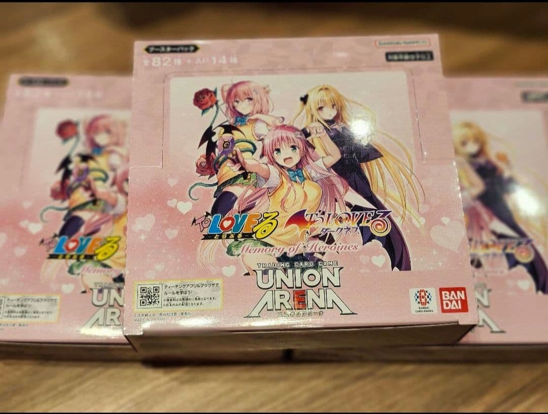 ユニオンアリーナ ToLOVEるダークネス テープカット済み3BOX デクスタ産