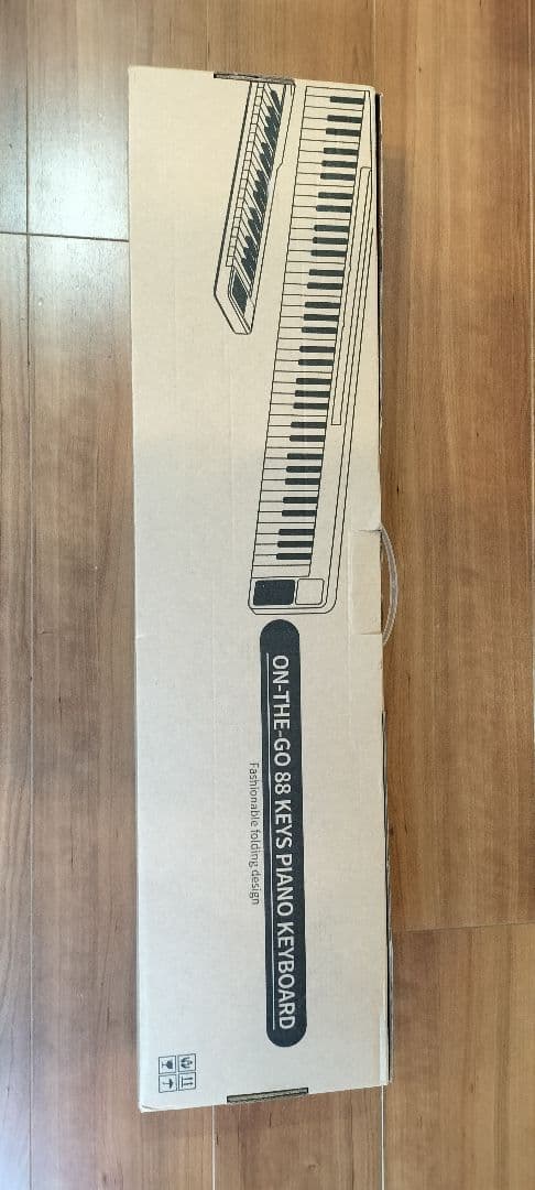 電子ピアノ キーボード 88鍵盤 コードレス 折りたたみ式 ON-THE-GO