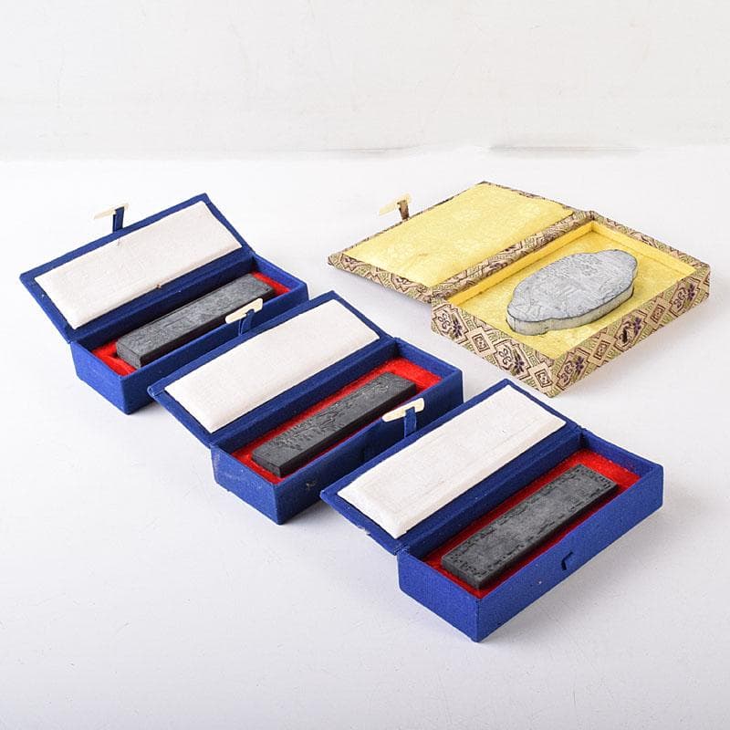 中国 書道具 徽州休城胡開文製 敬勝斎蔵墨など 古墨 徽墨 4点 V R8051