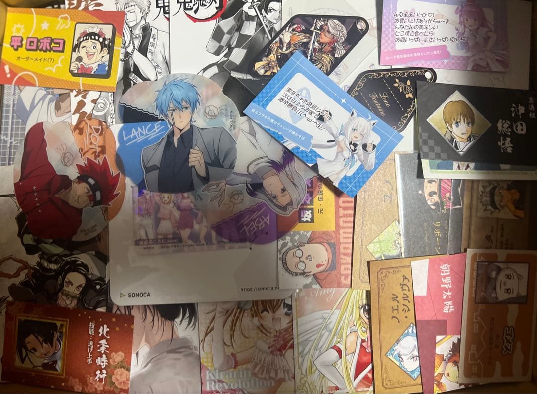 アニメ キャラクター 紙雑貨 1900枚以上 大量まとめ売り