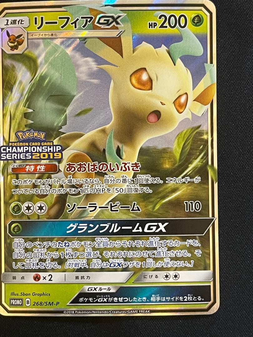 リーフィア GX チャンピオンシップシリーズ2019 PROMOカード