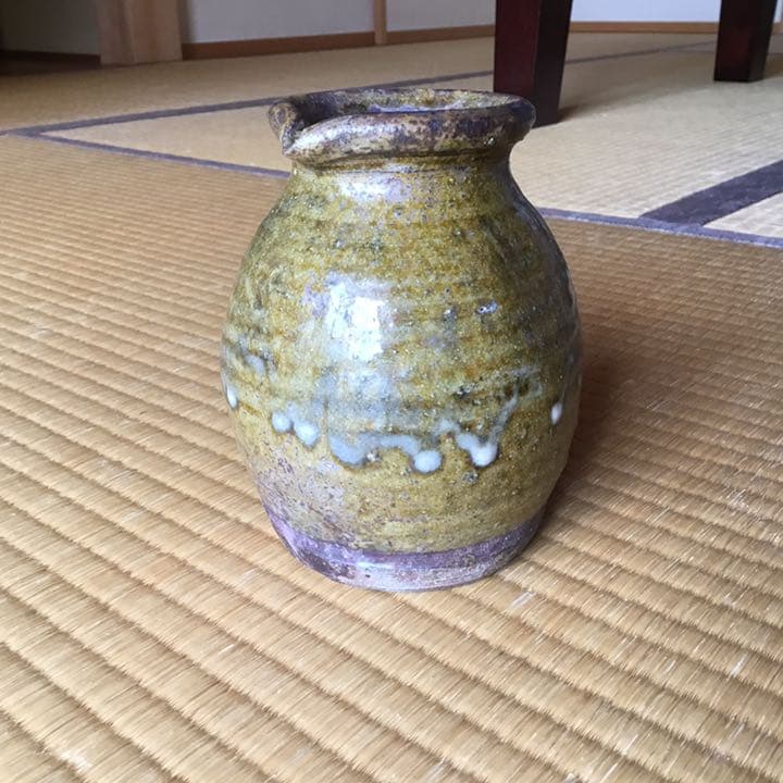 お歯黒壺 越前焼 江戸時代 小壺 ベスト 越前 お歯黒壺 鉄漿壺 古越前