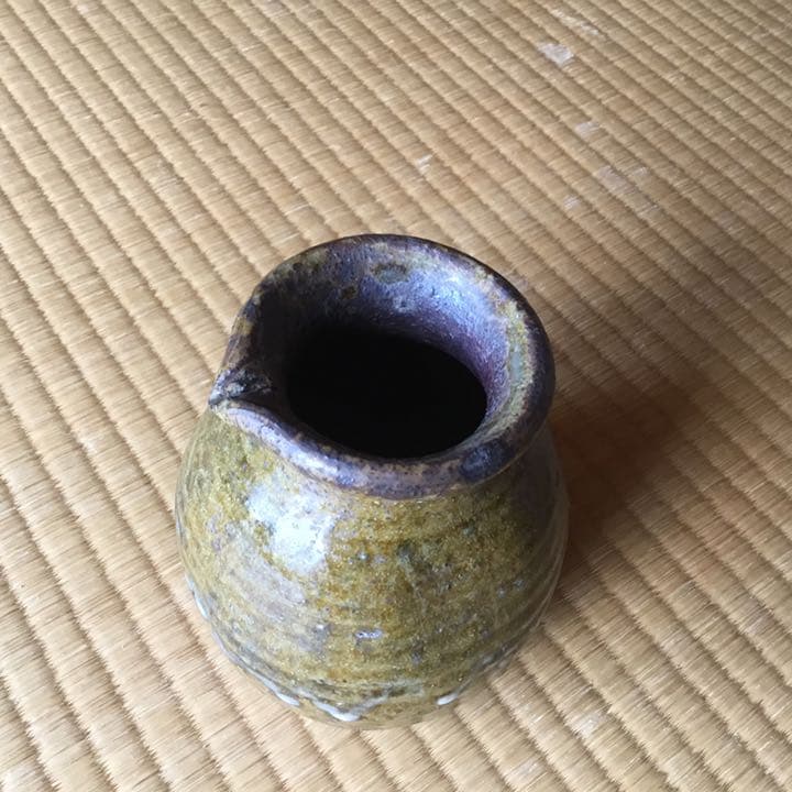 お歯黒壺 越前焼 江戸時代 小壺 ベスト 越前 お歯黒壺 鉄漿壺 古越前