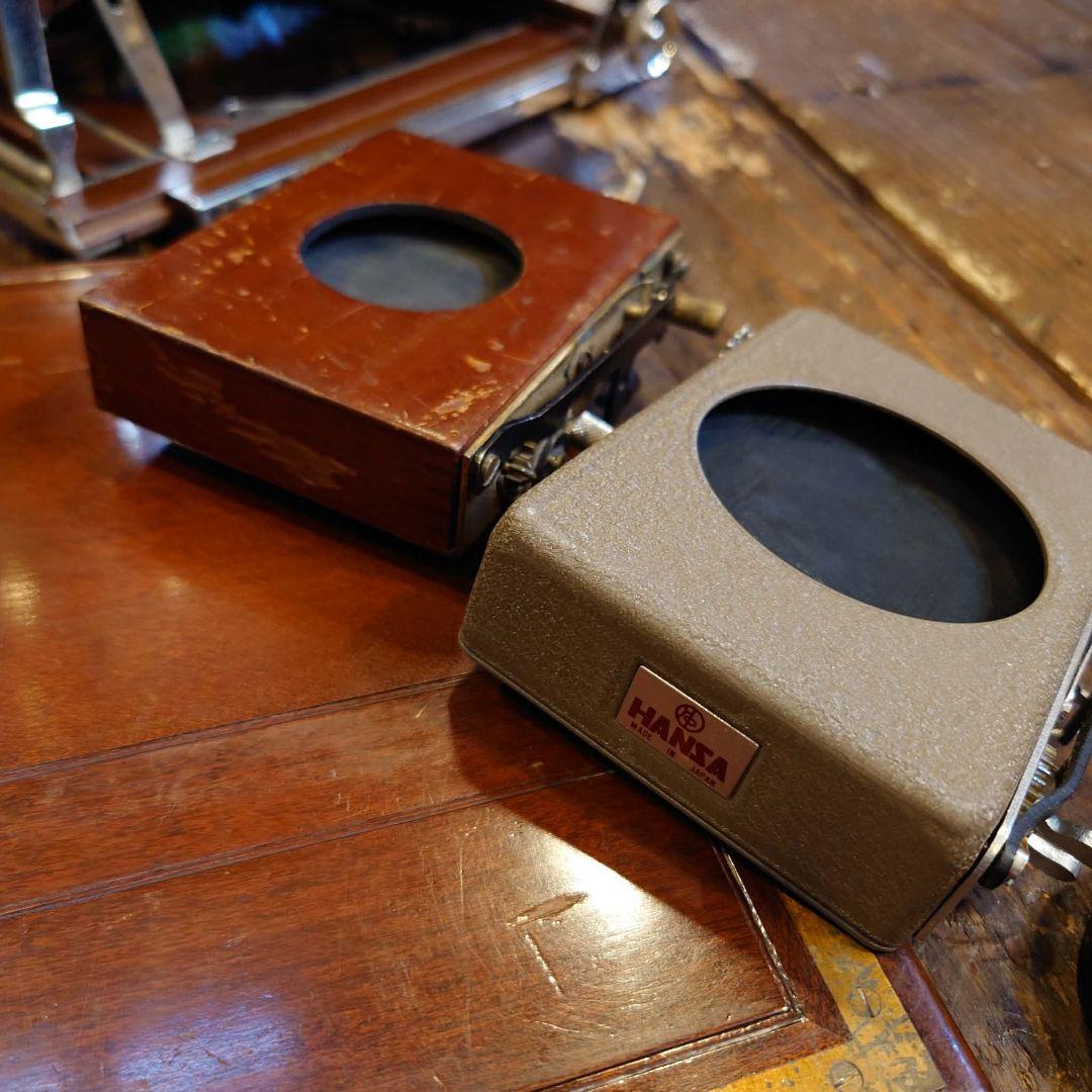 R.Konishi 木製 大判カメラ 蛇腹カメラ シャッター レンズ 三脚 - メルカリ