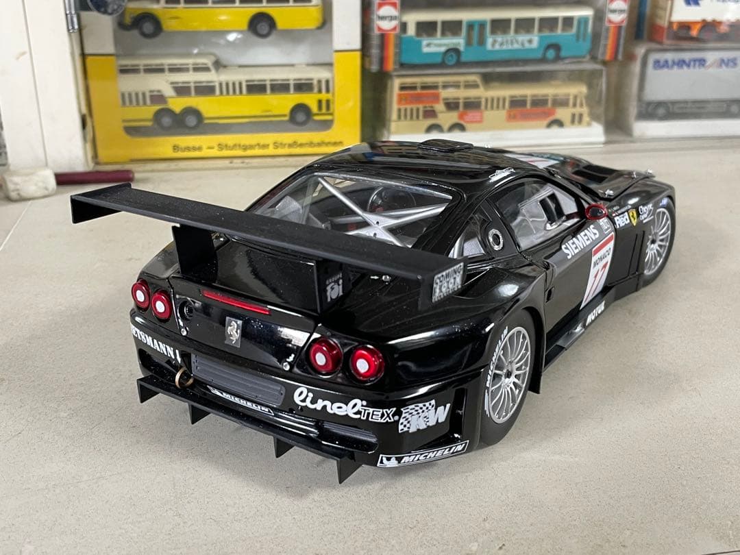 ミニカー Kyosho 1/18 Ferrari575GTC Team J.M.B1004