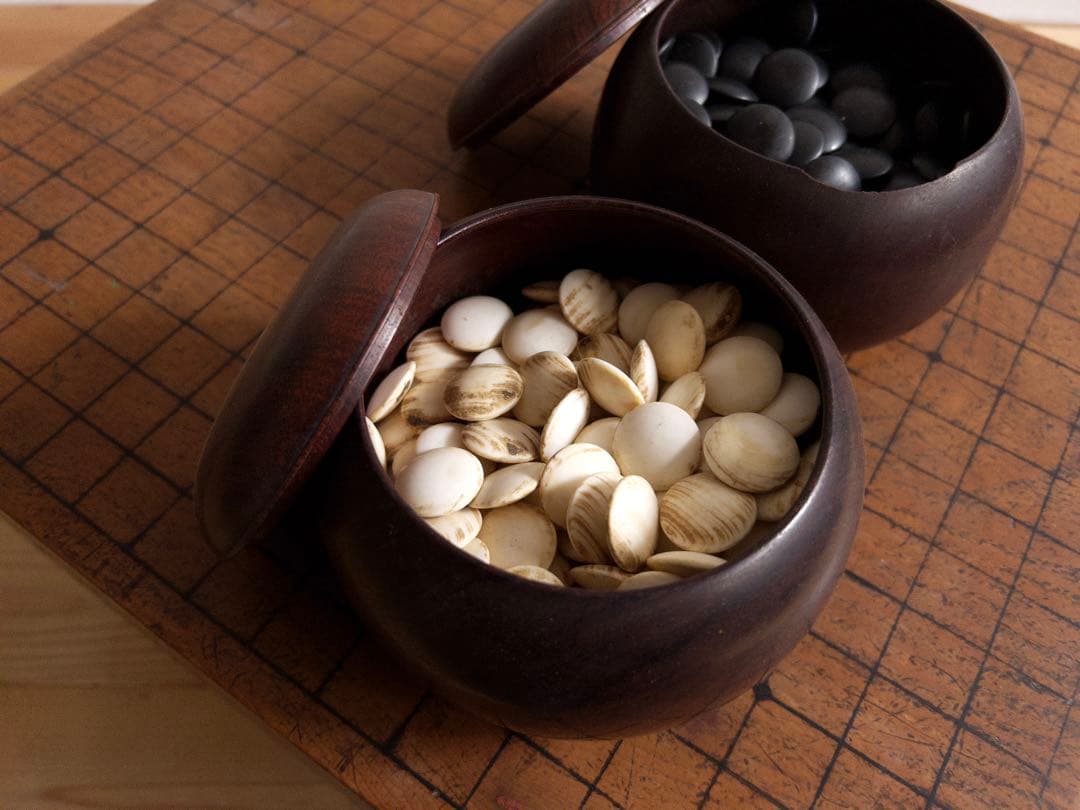 囲碁　碁盤　碁石　セット　ビンテージ　アンティーク　レトロ