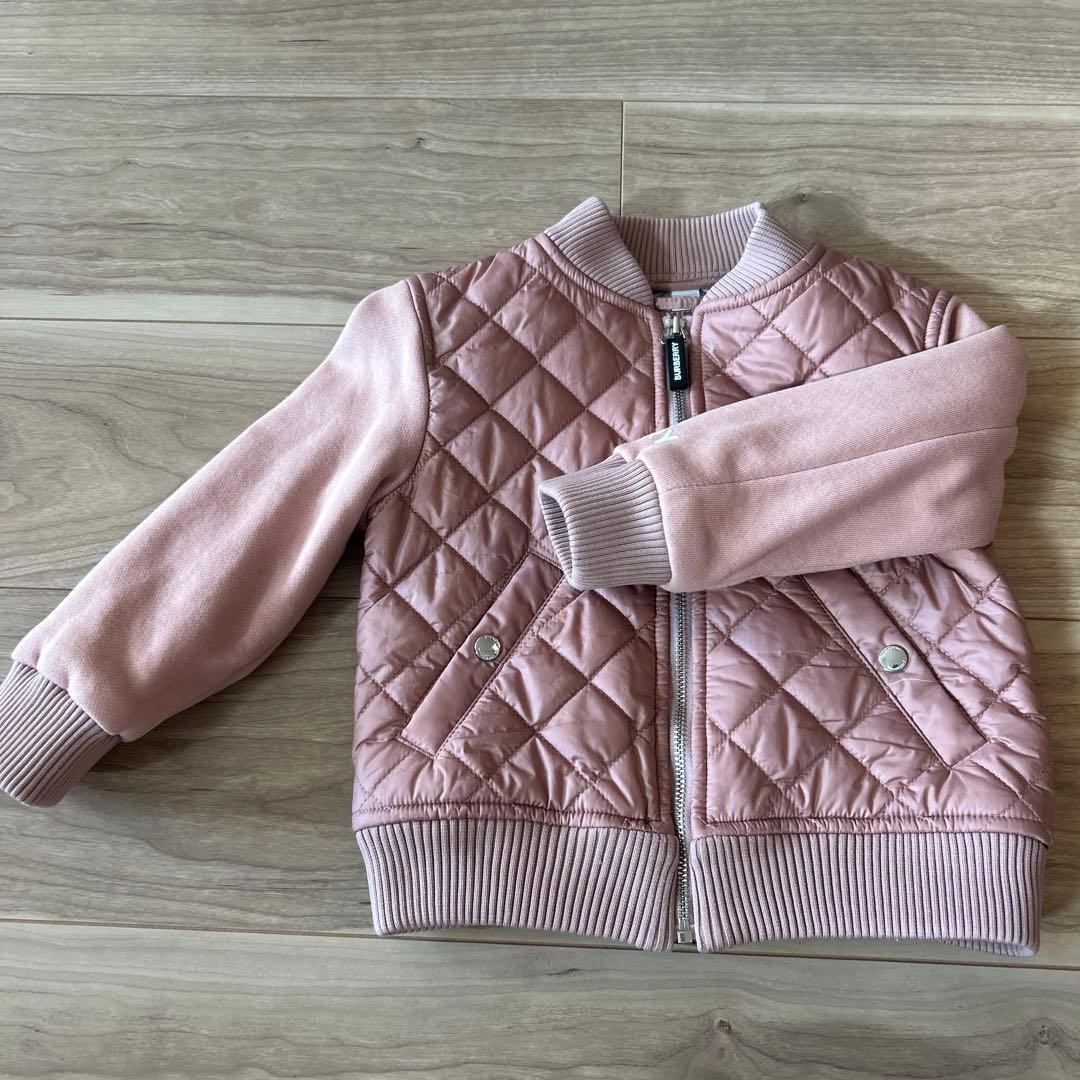 BURBERRY ピンク キルティングジャケット　ブルゾン