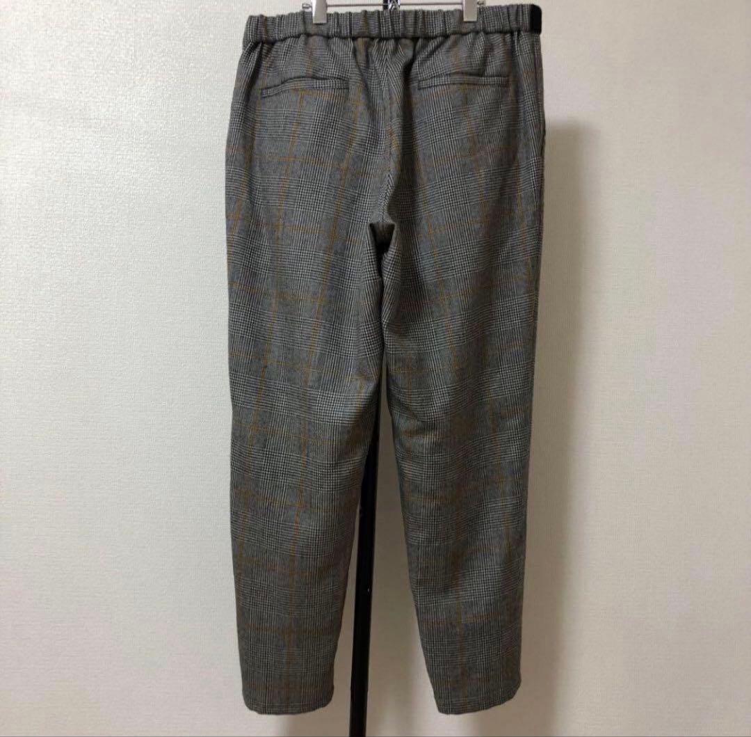 試着のみ セットアップ グラフペーパー チェック ウールシャツ コックパンツ