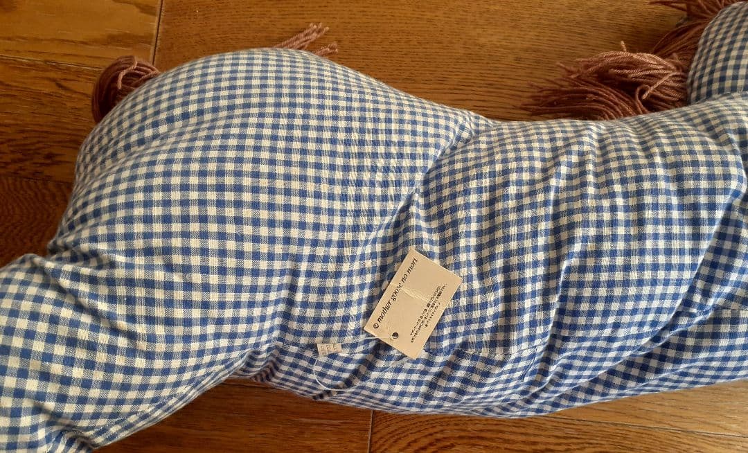 【激レア】マザーグースの森 馬 ぬいぐるみ 抱きぐるみ ブルー チェック柄