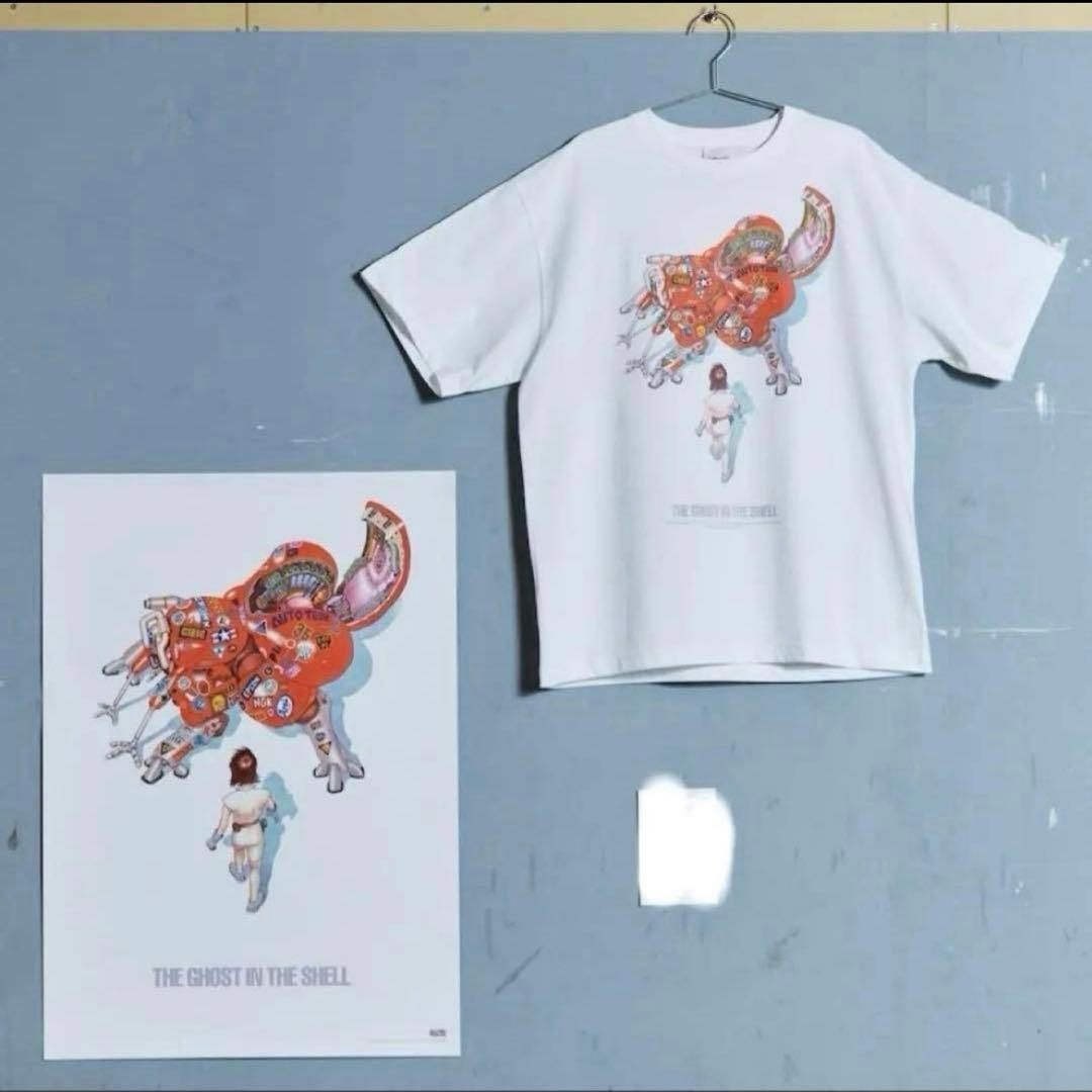 士郎正宗の世界展 Tシャツ 大友克洋 攻殻機動隊トリビュートイラストM