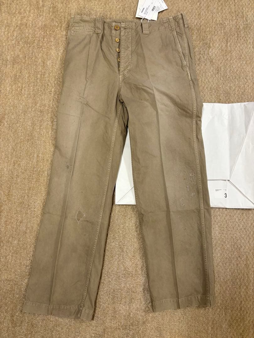 visvim WIDE CHINO PANTS CRASH ict fil 3番