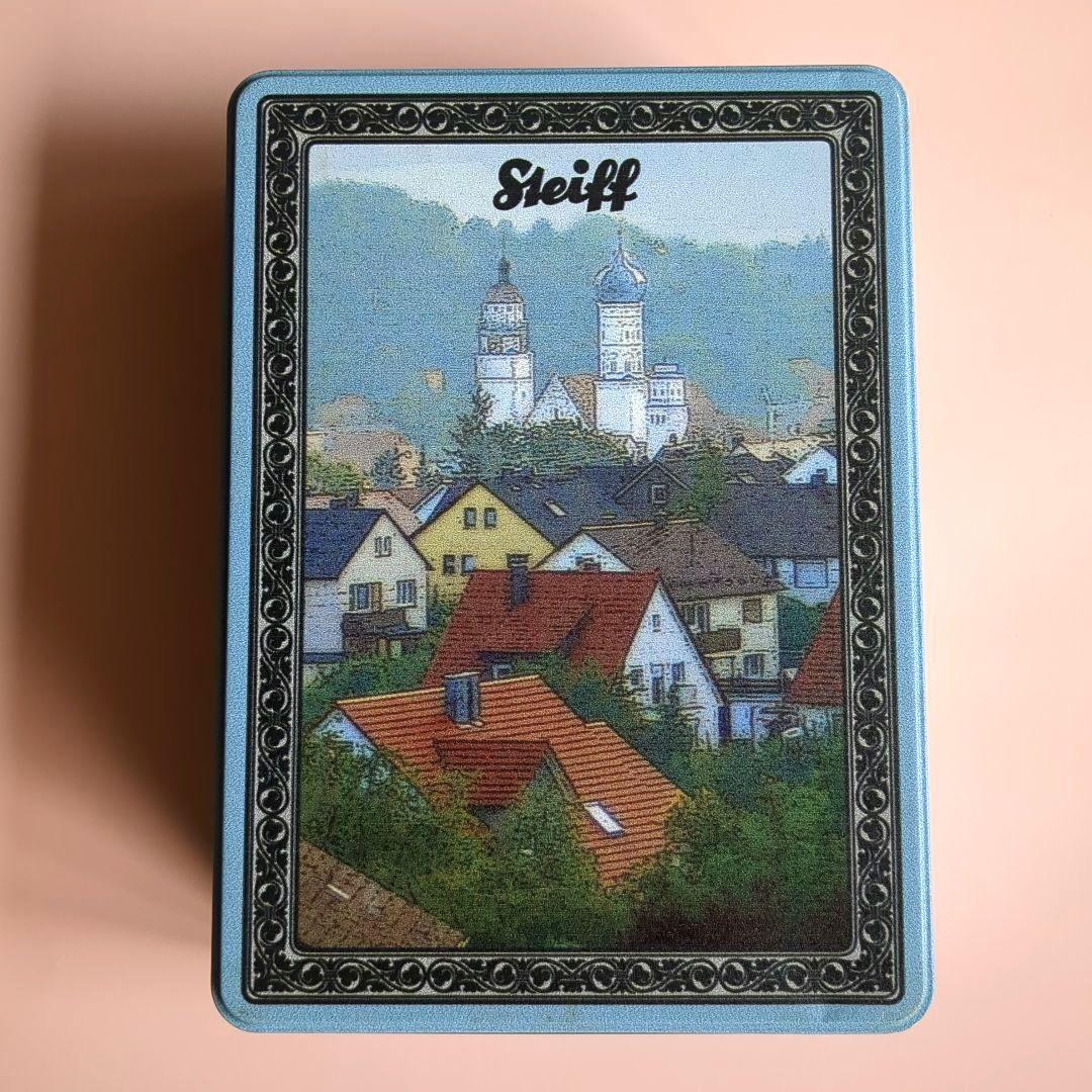 シュタイフ Steiff テディベア ウィリアム＆ヘンリー ブラザーズ　缶入り