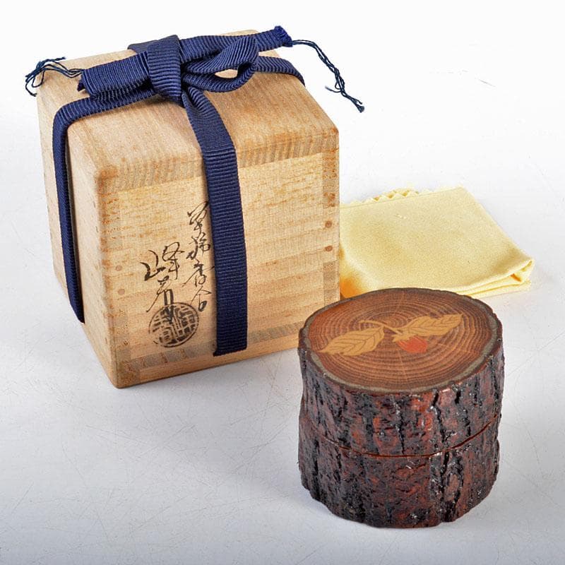 香合 乾漆 達磨】江尻玄舟 共箱茶道具 輪島塗 江尻玄舟作 茄子香合