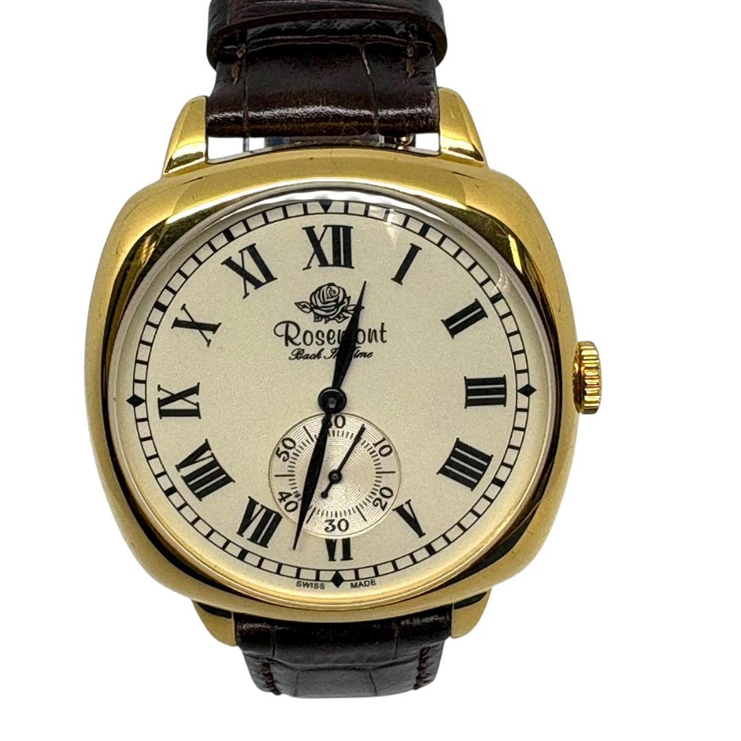 【極美品・電池交換済】ロゼモン ROSEMONT B-901　スイス製　腕時計