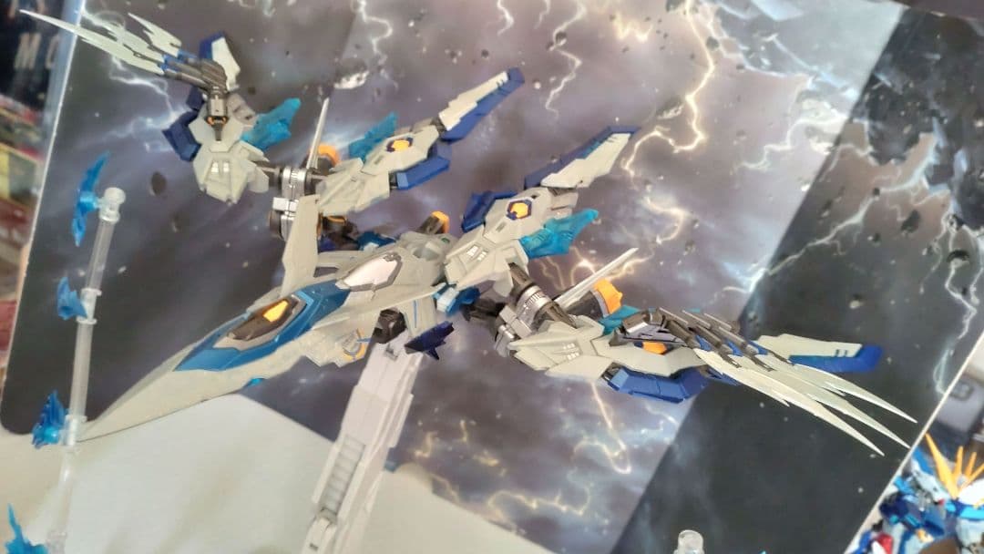 海外製プラモデル ZZA BLUE FLAME CH-01 完成品
