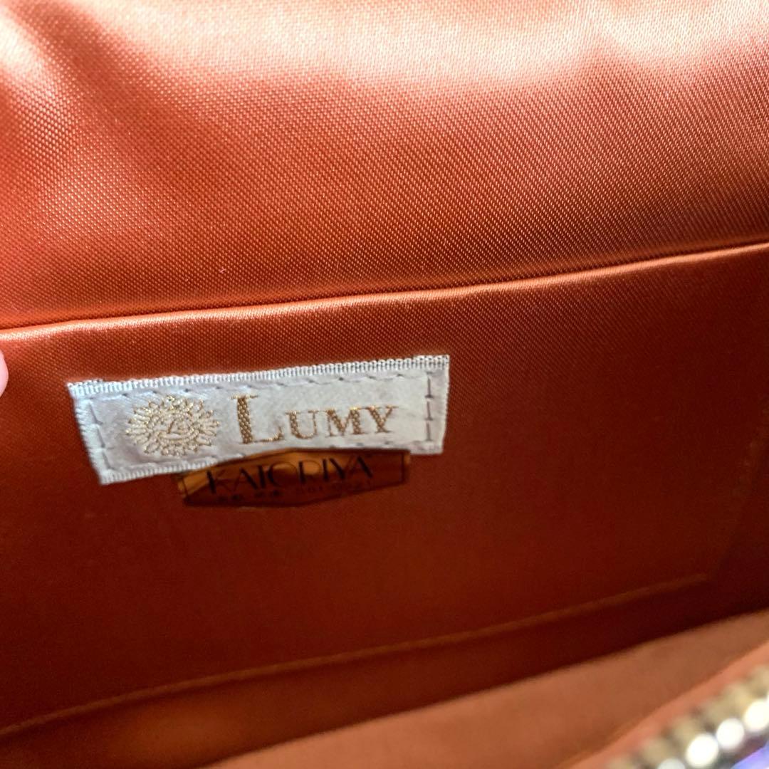 美品❣️Lumy はしもとhashimoto ビーズ バッグ 皇室御用達