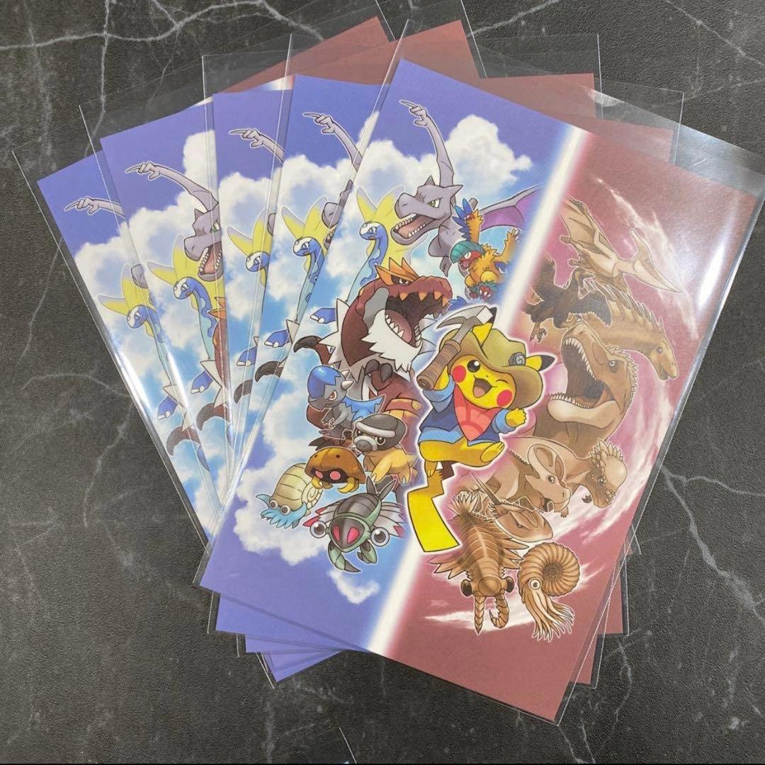 【 限定 】 ポケモン化石博物館 ポストカード 6枚組×5セット（合計30枚）