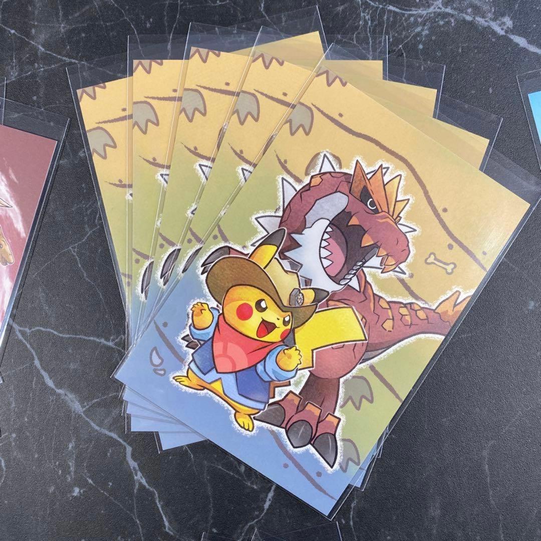 【 限定 】 ポケモン化石博物館 ポストカード 6枚組×5セット（合計30枚）