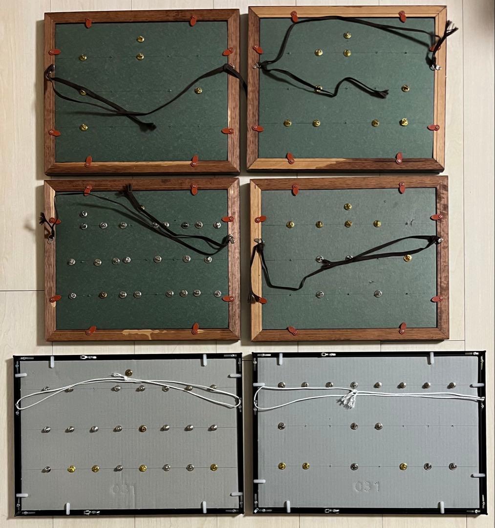 鉄道ピンバッジセット☆Tomix Club他 電車 汽車 額装6点計110個以上