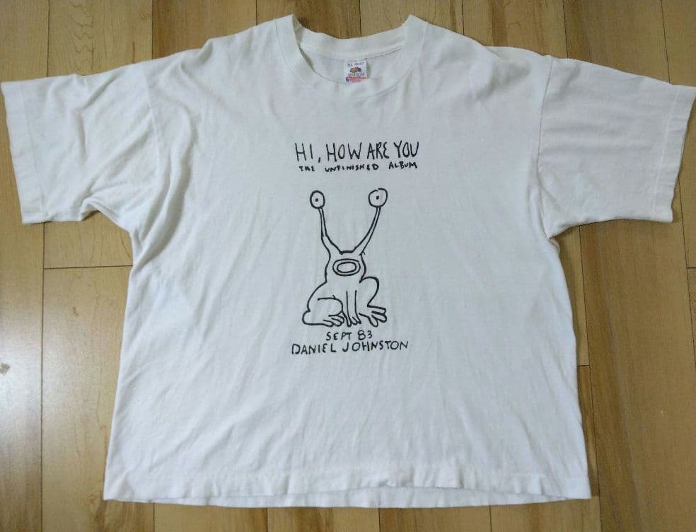 Daniel Johnston Tシャツ 90s前半購入 両面プリント Daniel Johnston Tシャツ 90s前半購入 両面プリント Daniel Johnston T