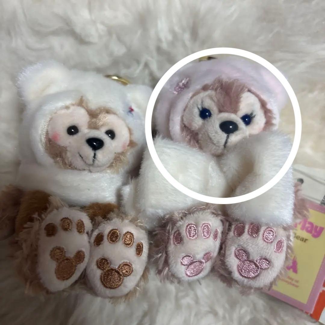 香港 ディズニー 限定 お座り ぬいぐるみキーチェーン ダッフィー