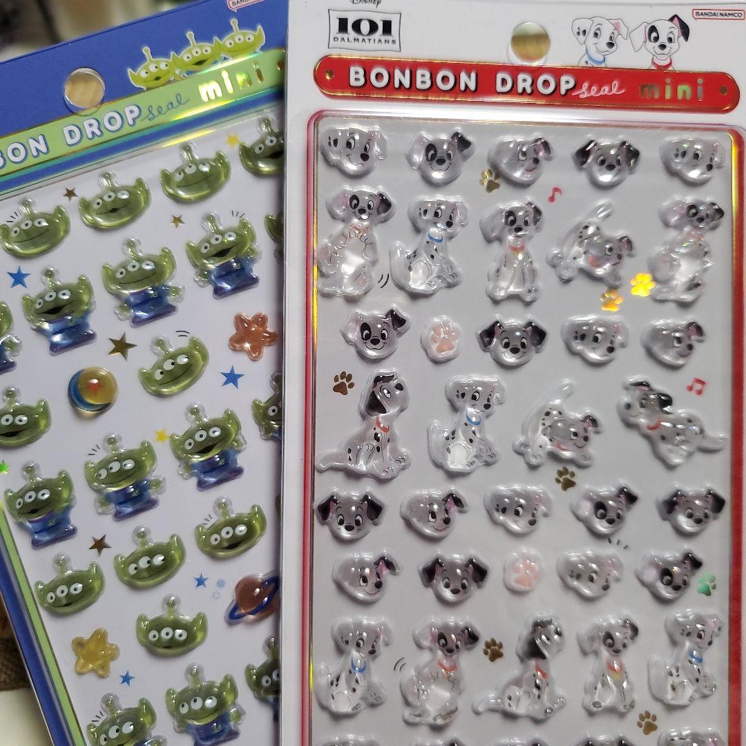 ボンボンドロップmini　ディズニー　サンリオ　シール