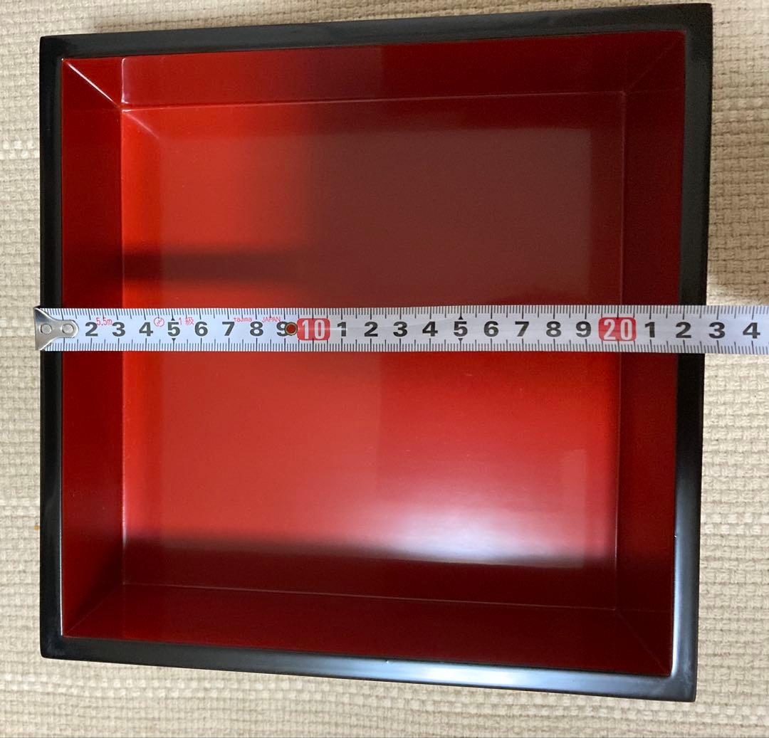 輪島塗　花柄五段重箱　木箱付き　最終値下