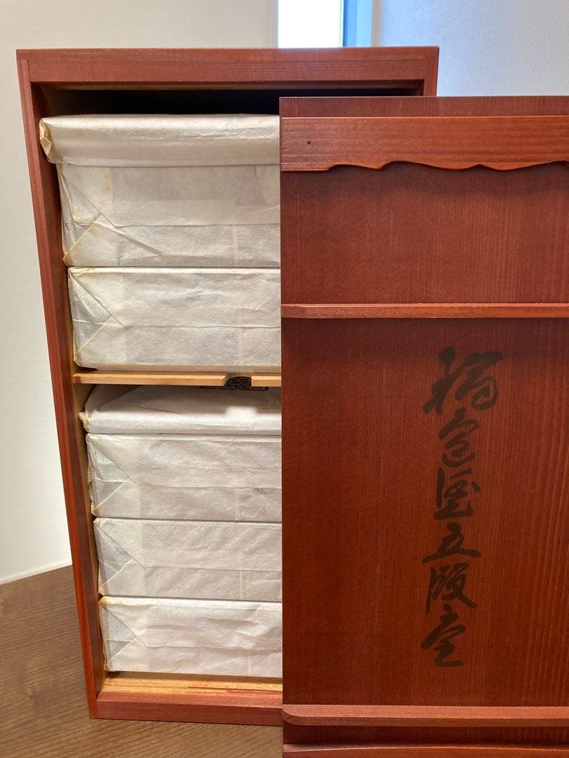 輪島塗　花柄五段重箱　木箱付き　最終値下