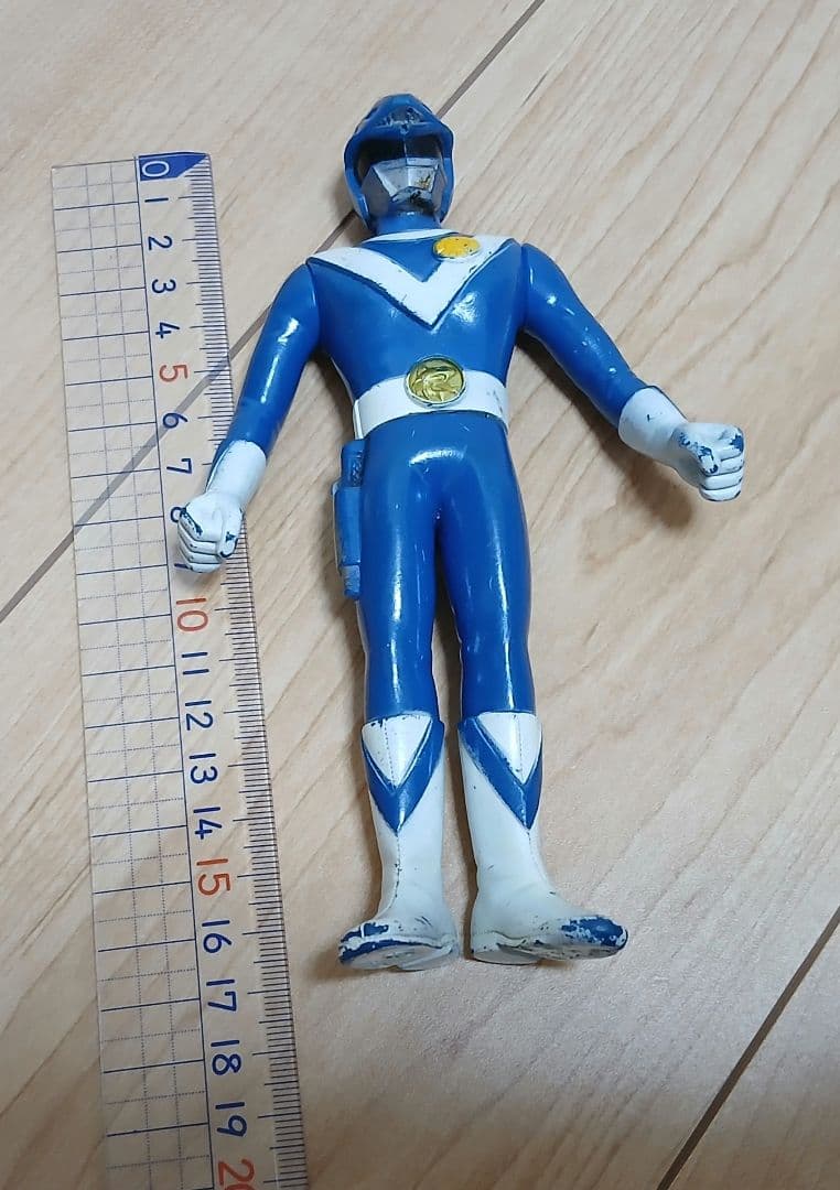 当時物ポピー バルシャーク 太陽戦隊サンバルカン ソフビ人形 昭和