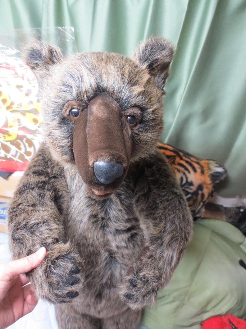 【廃盤】超大型！HANSA　ハンサ　ヒグマぬいぐるみ　85㎝！熊　クマ　正規品