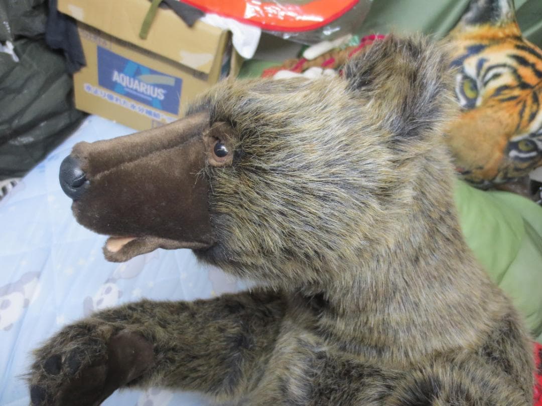 【廃盤】超大型！HANSA　ハンサ　ヒグマぬいぐるみ　85㎝！熊　クマ　正規品