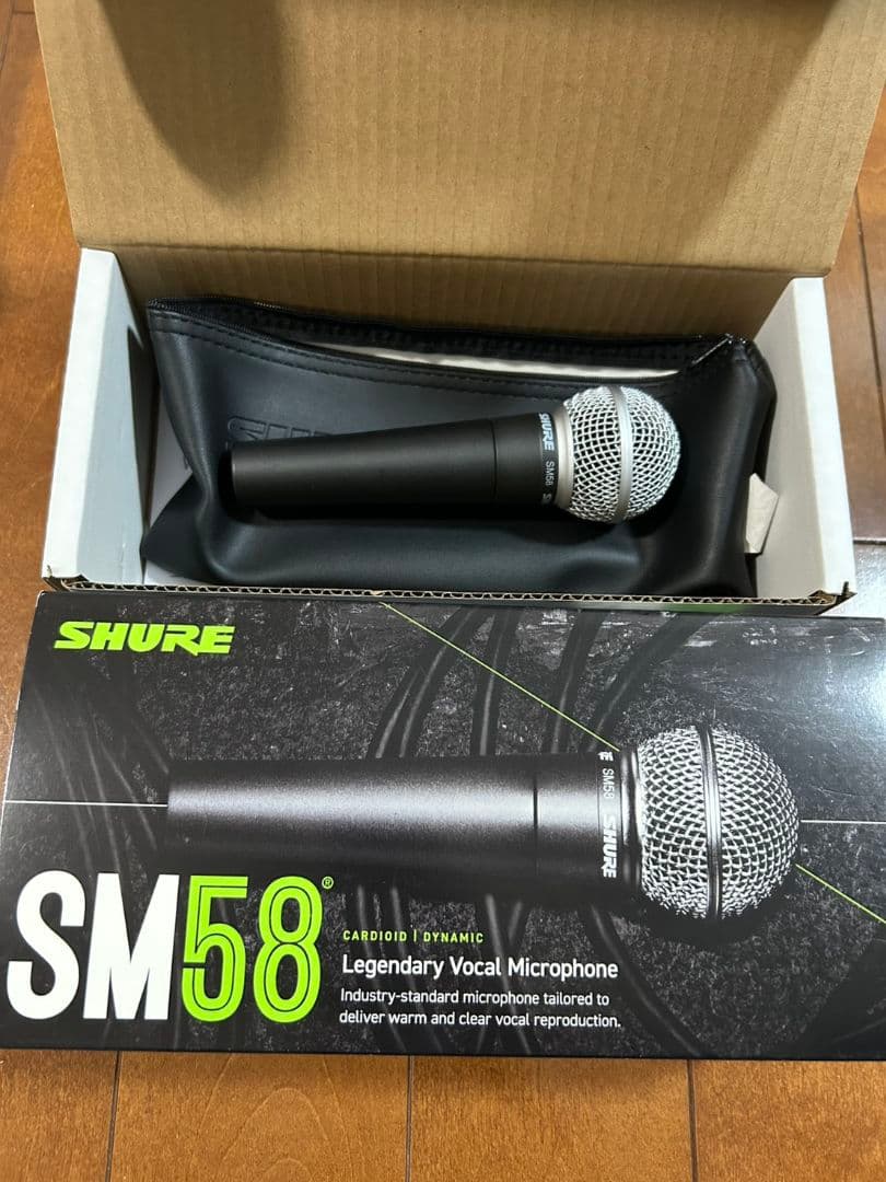 SHURE SM58 ダイナミックマイク マイクスタンド