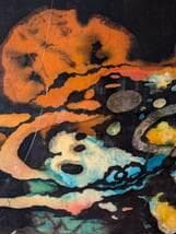 【真作】現代工芸　野入康子　彩光　モダンアート　抽象構成×幻想色彩　W56