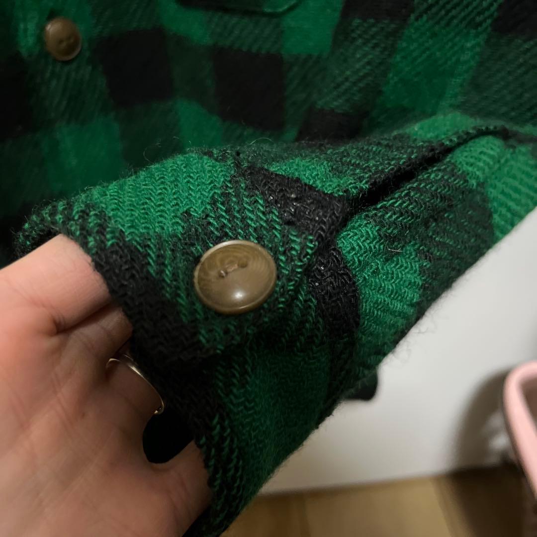 【クリスマスセール】Tenderloin グリーン・バッファローシャツ本店限定