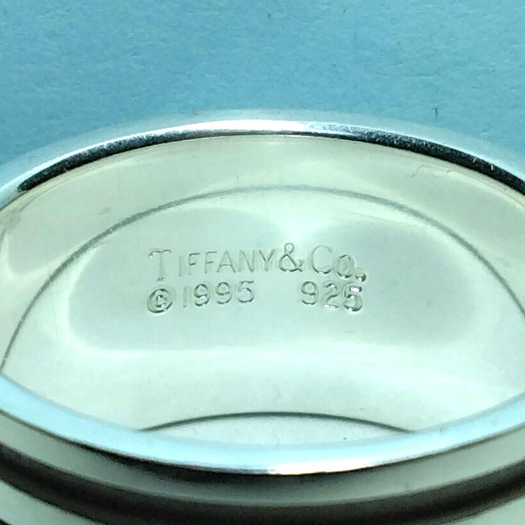 ティファニーアトラスワイドリング　21号　新品仕上げ　ほぼ無傷未使用に近い