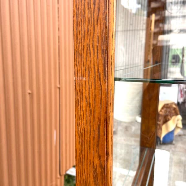 関西限定 送料別 アメリカ製 飾り棚 キュリオケース ショーケース