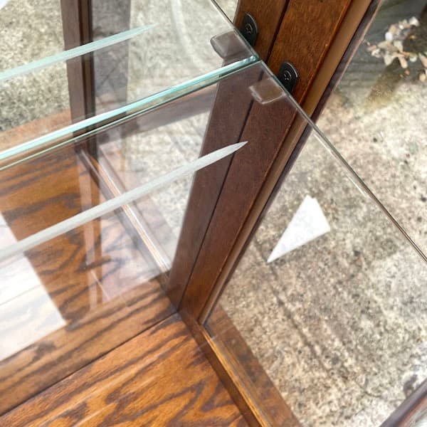 関西限定 送料別 アメリカ製 飾り棚 キュリオケース ショーケース